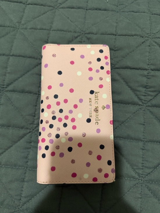 kate spade Handbags - kate spade Pink Multicolor Confetti Folio Phone Wallet